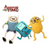 3pcs Adventure Time Finn Jake Penguin Muñeco Peluche Juguete