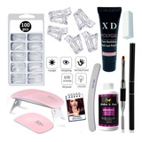 Kit Polygel Poligel Para Alongamento Com Cabine E Manual