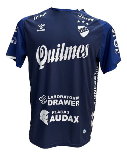 Camiseta De Quilmes Suplente 2024 Hummel Azul
