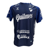 Camiseta De Quilmes Suplente 2024 Hummel Azul