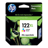 Cartucho Lacrado Hp 122xl Color Ch564hb 7,5ml 02/2019 Total