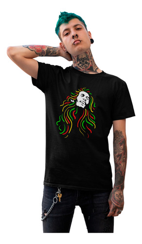Camiseta Rasta Reggae Bob Marley Jamaica Original Express