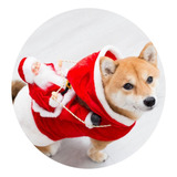 Disfraz Navidad For Mascotas Traje Montar Santa Claus L
