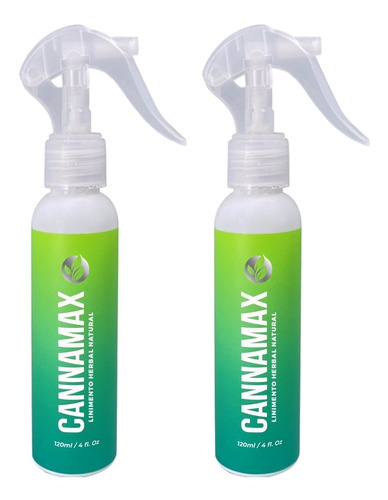 2 Spray Relajante Termoactivo Cannamax