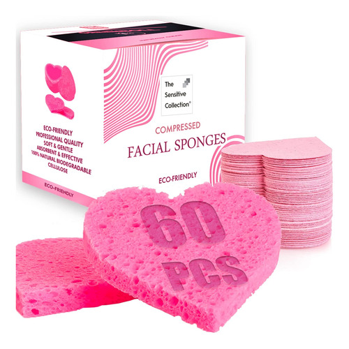 60 Esponjas Faciales Comprimidas | Esponjas Faciales De Celu