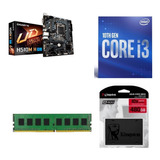 Kit Actualización Core I3 10100 H510 Ram 4gb 480gb Kt