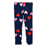 Leggins Azul Corazones Talle 5 T Carters Importada