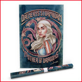 Poster Arte Digital Game Of Thrones Daenerys - 40x60cm