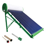 Termotanque Solar Presurizado 300 Lts Kit Electrico Acero