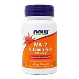 Vitamina K2 (mk-7) 100 Mcg X 60 Cáps. Veganas - Now Foods