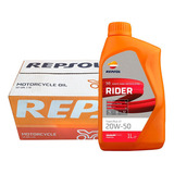 Caja Aceite Para Moto 4t 20w50 Mineral 12pz Town Repsol