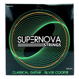 Juego De Cuerdas Guitarra Acústica Nylon Cristalino Supernov