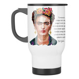 Taza Mug Termica Frida Khalo Modelo 3 Personalizable