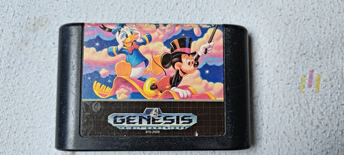 Juego Sega Génesis World Of Illusion 