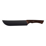 Cuchillo Carne Tramontina Black Acero Inoxidable 8 Pulgadas Color Acero Oscuro