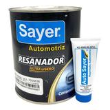 Kit Resanador Automotriz Ultraligero Kf-0500 Sayer 1 Litro