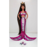Barbie Sirena Jewel Hair Mermaid Teresa 1995 Vintage