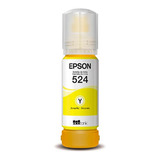 Botella De Tinta Epson T524 Amarillo