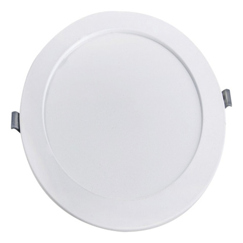 Foco Panel Led Circular Embutido 12w Color Cálido