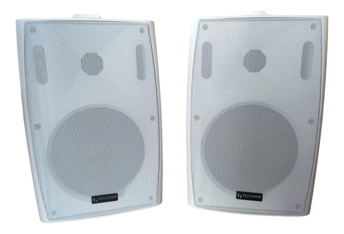 Parlantes Ambientales Tecshow Dome W6.5 Blanco (par)