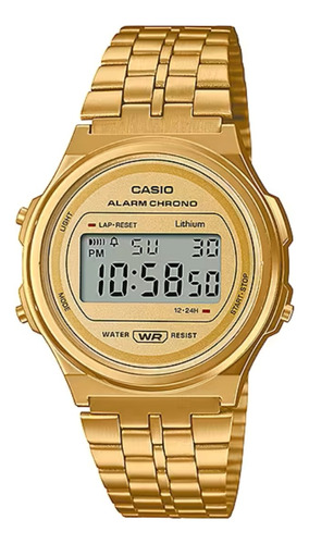 Reloj Casio A-171weg Vintage Retro  Crono  Pila 7 Años