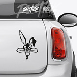 Calco Sticker Ploteo Coyote Tatoo Auto Camioneta Tuning 15cm