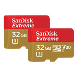 Memoria Micro Sd Sandisk Extreme 32gb Cl10 Uhs C/adaptor /v