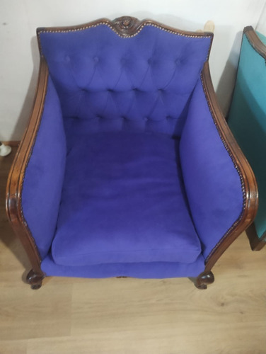 Sillón Normando De 1 Cuerpo Morado