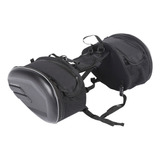 Bolso Doble Para Sillin Moto Gadnic Expansible + Cobertor 