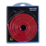 Tira Led Plasma/neon Flexible Recortable 5m 12v Color Rojo