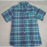 Camisa Oshkosh 14 T Para Niño A Cuadros