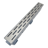 Ralo Linear  Inox 6x50 Tracejado Coletor Cinza Itr