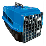 Caixa De Transporte Mec Pet Podyum N3 Cor Azul