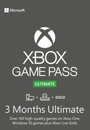 Xbox Game Pass Ultimate 3 Meses  90 Días - Mexico