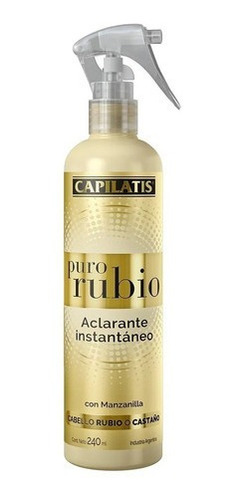 Capilatis Spray Aclarante Instantáneo Puro Rubio 240 Ml