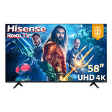 Pantalla Smart  Hisense 58  4k Uhd Roku Tv 58r6e3