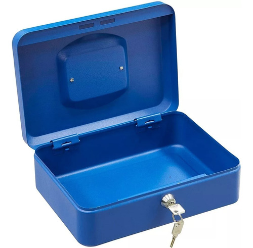 Caja Monedera Grande Con Llave 25cm X 18cm