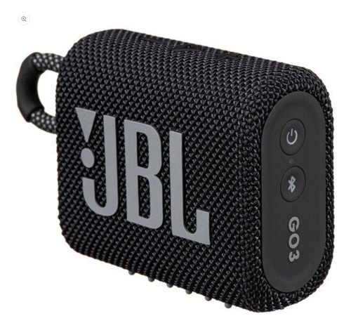Parlante Jbl Go 3 Portátil Con Bluetooth Color Negro/gris