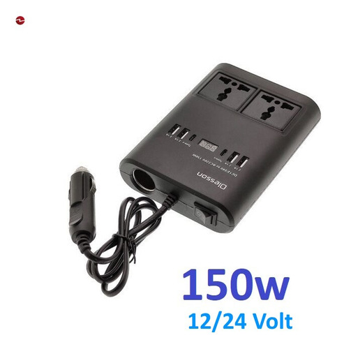 Mini Inversor Voltaje Auto Corriente 12v / 220v Usb 200w