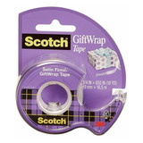 Cinta 3m Scotch Gift Wrap Tape Con Dispensador 19mm X 16.5m