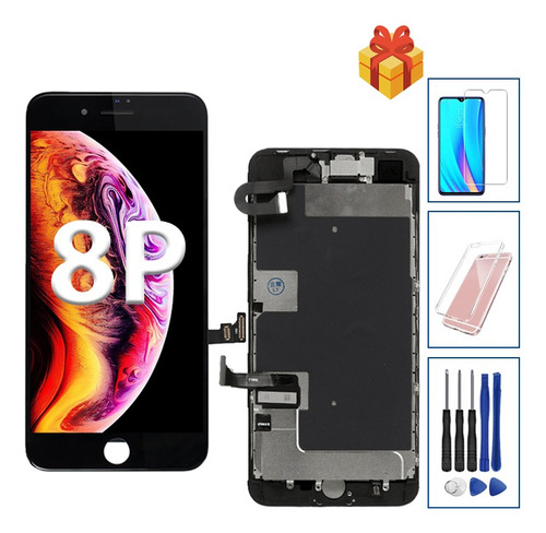 Pantalla Lcd Para iPhone 8 Plus, Cámara 8p, Altavoz, Sin Bot