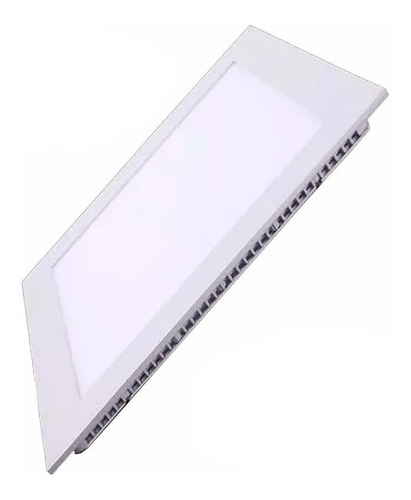 Luminária Plafon Led 30x30 Embutir Bivolt Branco Frio 32w