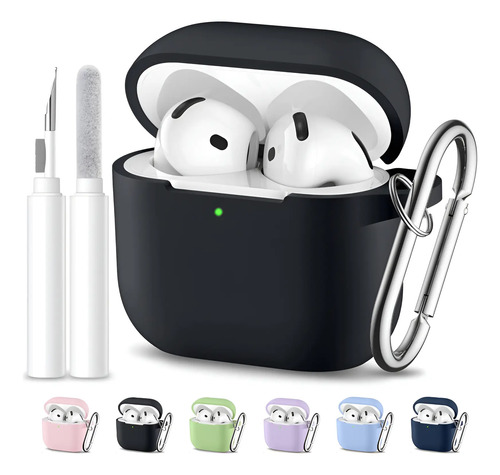 Funda Para AirPods 4 Cuarta (4a Generación) 2024 Y Limpiador