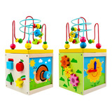Cubo Didáctico Montessori Juguete De Madera Bebe Infantil 
