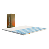 Sobrecolchón King Size Emma Reversible Memory Foam 5cm Color Blanco