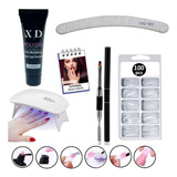 Kit Polygel Poligel Alongamento De Unha Cabine F1 Tip Lixa