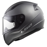 Casco Cerrado Ls2 Rapid Solid Titanium Rider One