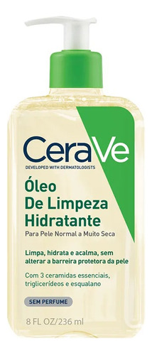 430-cerave Óleo De Limpeza Hidratante 236ml  Vl-2025