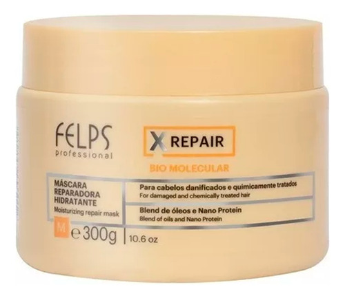 X Repair Máscara Bio Molecular Felps De 300gr