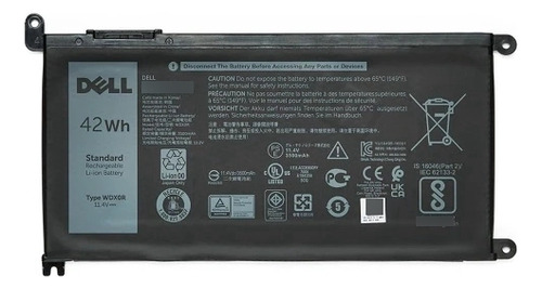 Bateria Para Notebook Dell Part Number Wdx0r